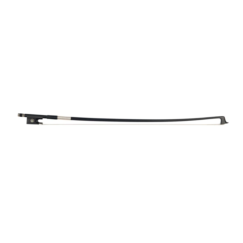 

Carbon Fiber Violin Bow for 4/4 Full Size Violin/Fiddle with Ebony Frog Black Horsehair Paris Eyes.
