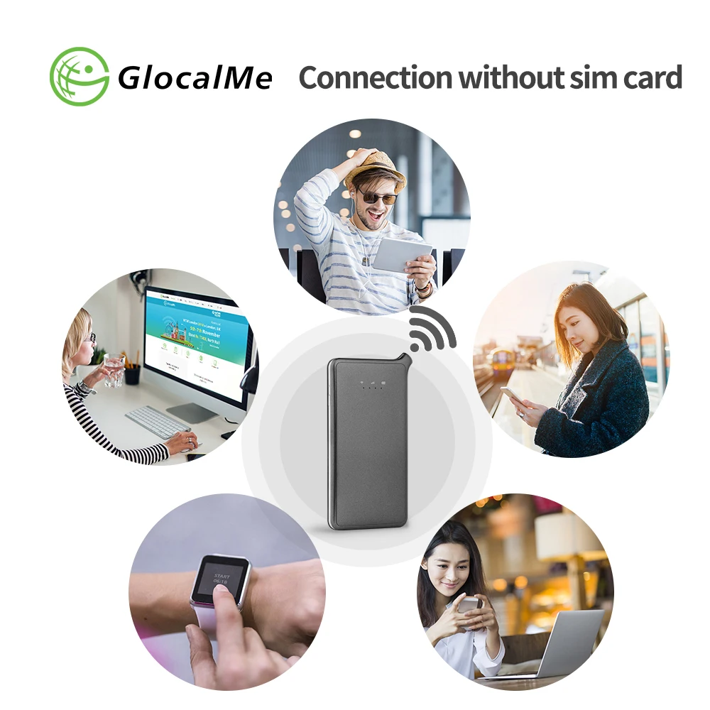 Glocalme U2S 4G беспроводной Wifi роутер высокоскоростной портативный Wi-Fi роутер 4G LTE разблокированная Мобильная WiFi точка доступа с Sim No RoamingFee
