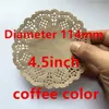 4.5inch coffee100PCS