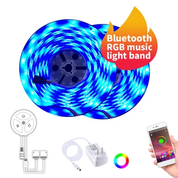 

10M LED Strip Light RGB 5050 Flexible Bluetooth Ribbon Waterproof LED Light Tape Diode DC 12V Phone APP Bluetooth Control