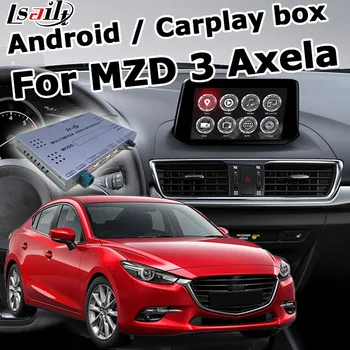 

Android / carplay interface box for new Mazda 3 axela with GPS navigation video interface box waze yandex by Lsailt