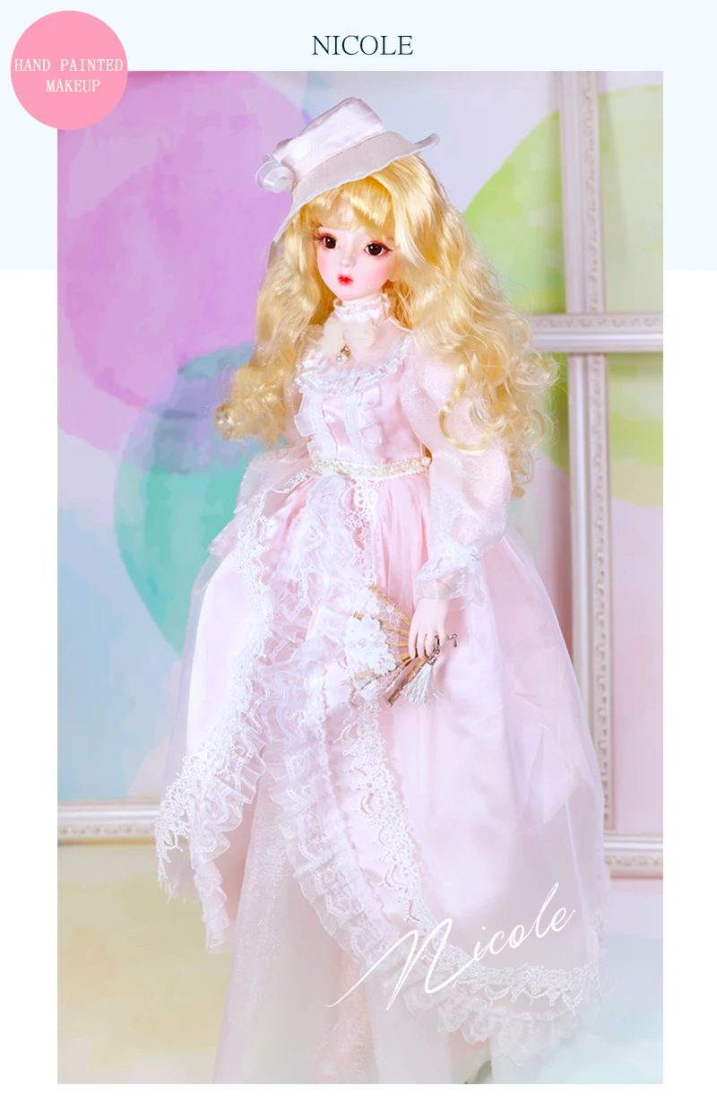 DBS 1/3 bjd кукла 62 см шарнир тела обувь и платье для куклы головной убор мечта фея SD
