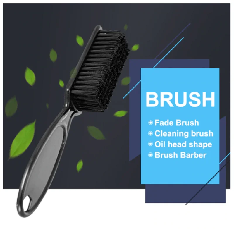 

Fade Brush Comb Scissors Cleaning Brush Barber Shop Skin Fade Vintage Oil Head Shape Carving Cleaning Brush