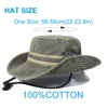 Fishing Hiking Sun Hat Men Women Boonie Hat Wide Brim Bucket Hat Outdoor Safari Summer Cap Cotton Bucket Hat ► Photo 2/6