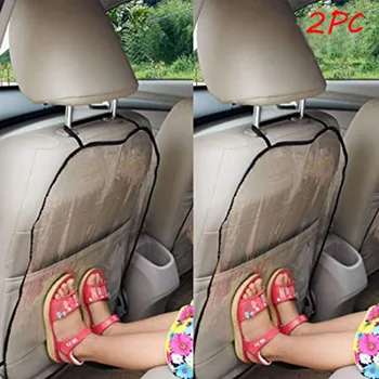 

2PCS child car seat backrest protective cover plastic material does not need to be cleaned and wiped clean chair cover new 20*