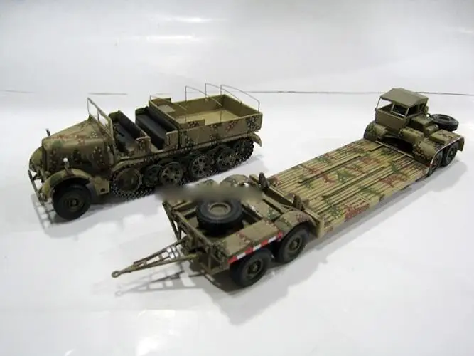 Немецкий FAMO 18T 1/72 литой под давлением Танк модель Warmaster