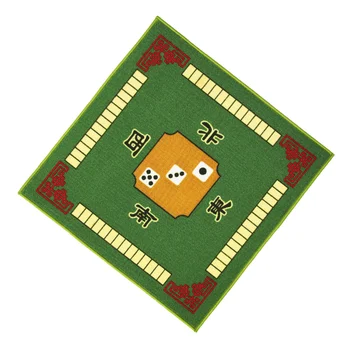 

1PC Mahjong Table Cloth Square Shape Mahjong Mat Board Room Mahjong Pad Anti-slip Desktop Cushion for Games Board Games Mahjong
