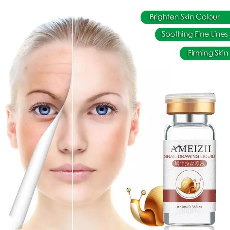 

Ameizii Snail Essence Collagen Essence Face Hydrating Moisturizing Anti-Aging Serum Repair Damage Facial Care Cosmetics TSLM1