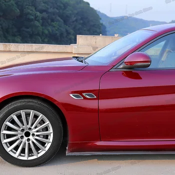 

Lsrtw2017 Carbon Fiber Abs Car Front Foil Fender Sticker for Alfa Romeo Giulia Stelvio 2016 2017 2018 2019 2020