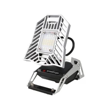 Светодиодный перезаряжаемый аварийный светодиодный рабочий свет 10 Вт 1200 люмен подсветка паук Мобильная светодиодная подсветка для гаража дома авто подвал