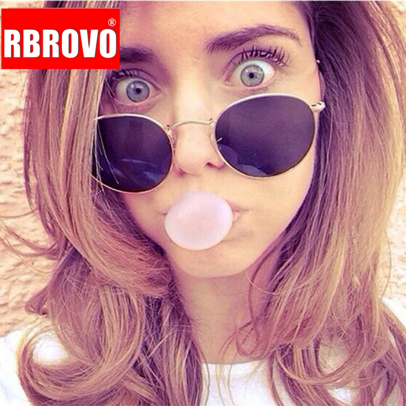 RBROVO 2019 винтажные овальные классические солнцезащитные очки женские/мужские