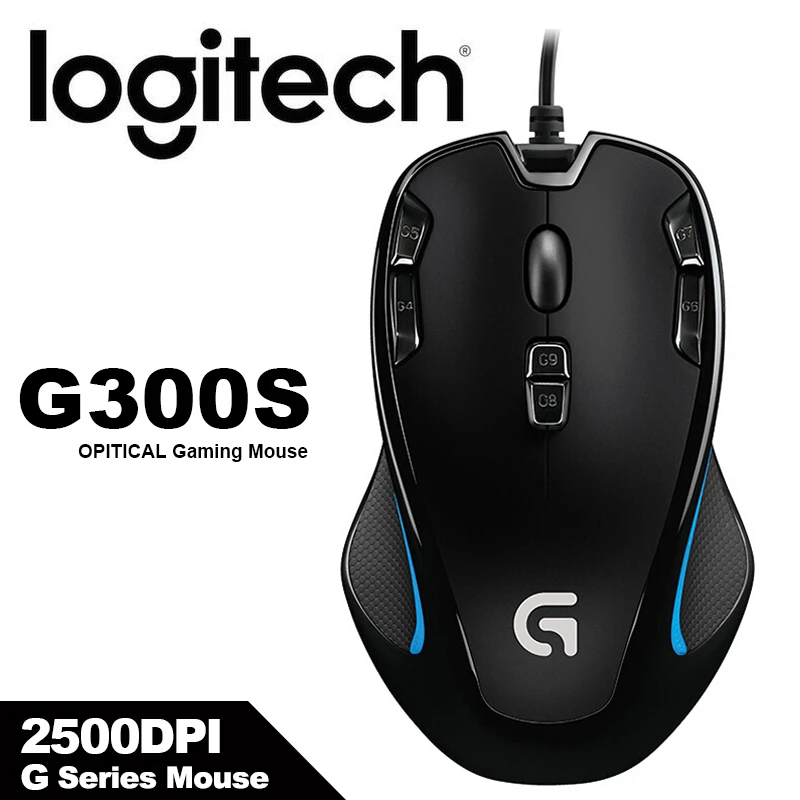 Logitech G300s Optical Gaming Mouse With 2500dpi Support Logitech Hub Adjustable 7 Color Zone Gaming Mice For Pc Mac Os Windows Mice Aliexpress