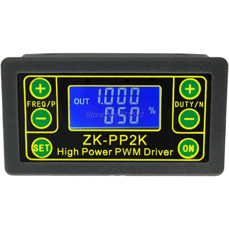 ZK-PP2K ШИМ контроллер скорости двигателя постоянного тока Частота Рабочий цикл регулятор Регулируемый переключатель светодиодный диммер цифровой импульсный драйвер 2 режима