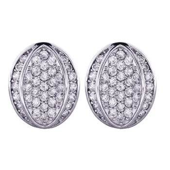 

Earrings in sterling silver 925mls and embellished with microengaste in zircons great quality. Closure Catalan.