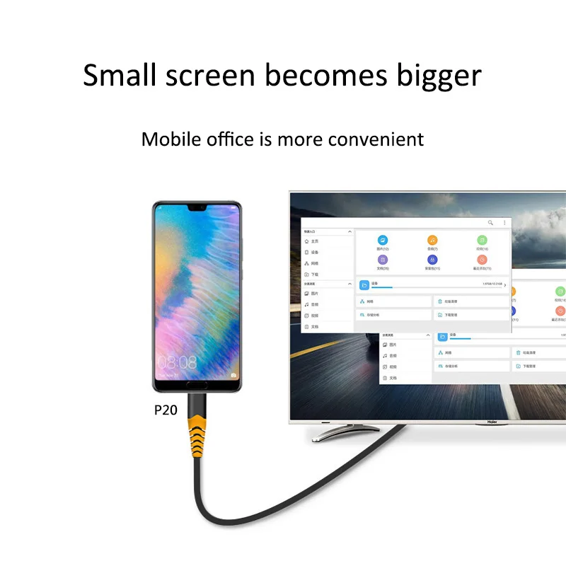 2 м usb type-c к HDMI кабель 4K 60Hz 30Hz 1080P HD кабель питание для телефона HDTV проектор