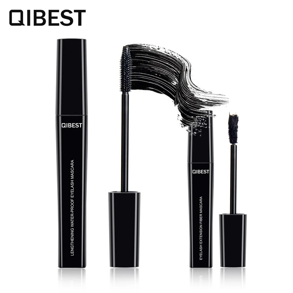 

Makeup Curling Thick 3D Fiber Mascara False Eyelashes Make up Waterproof Cosmetics Eyes Kit Make Up