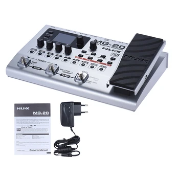 

NUX MG-20 Multi-functional Modeling Guitar Processor Electric Guitar Effects with Looper Function EXP/VOL Pedal
