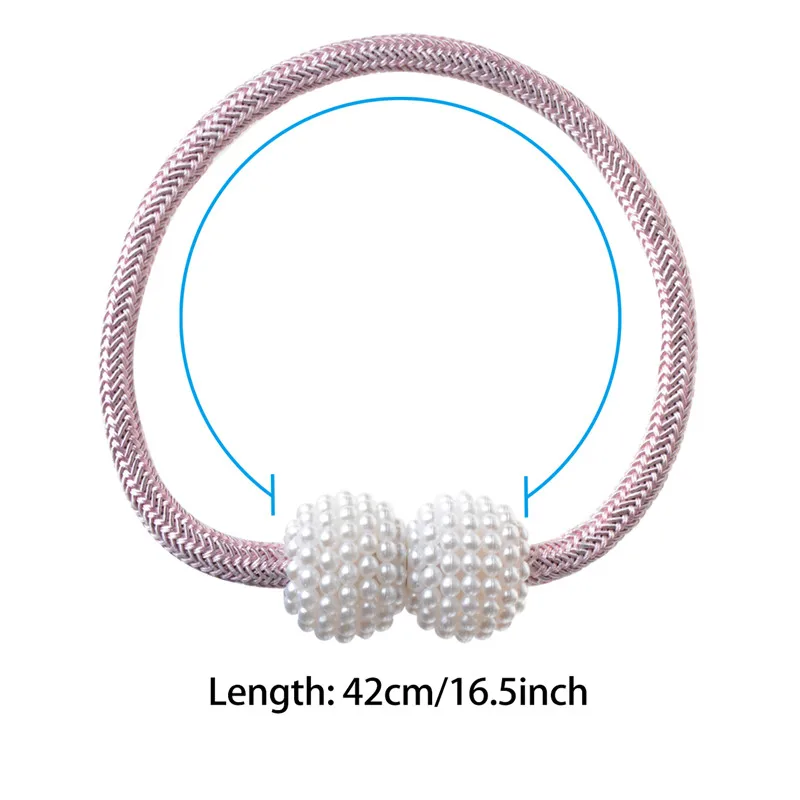Крючки для штор 1 пара Магнитный занавес жемчуг мяч Завязки для крючков Пряжка для штор занавес Держатель Зажимы фурнитура для карнизов