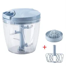 Nuovo Grande Capacità Multi Taglierina di Verdure A Mano Chopper Spirale Affettatrice Manuale di Frutta A Base di Carne Uovo Trituratore Affettatrice Cibo Smerigliatrice