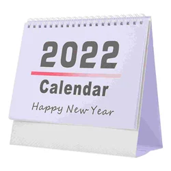 Calendrier anglais décoratif de bureau 2022, 1 pièce 