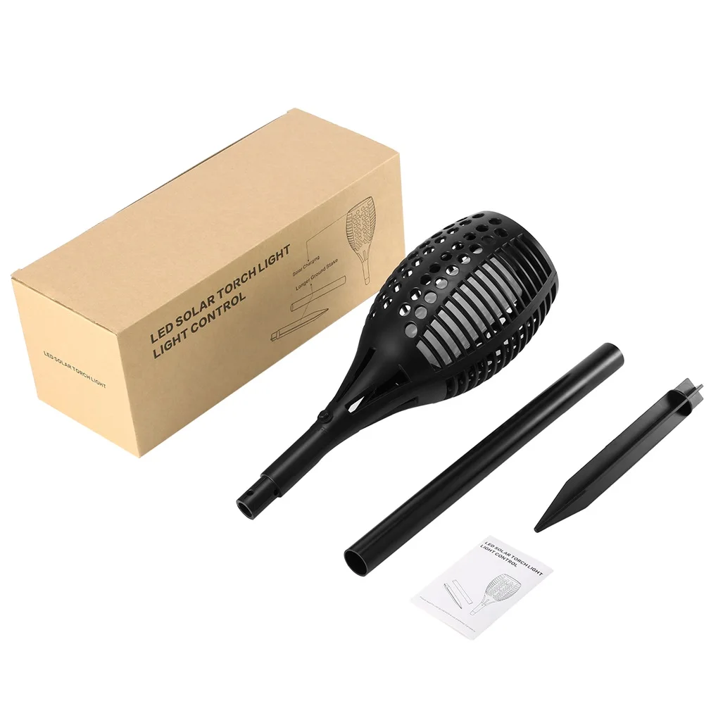 

Romantic Solar Path Torches Lights Dancing Flame Lighting 96PCS LED Flickering Torches Outdoor Waterproof No Strobe Lights