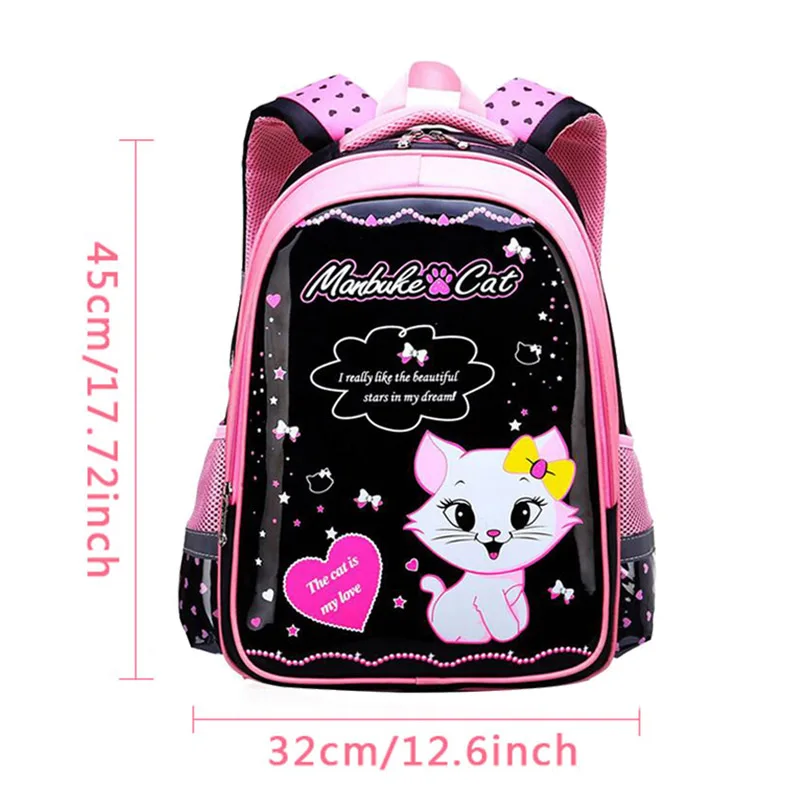 Детский рюкзак, школьные сумки для девочек, Детский рюкзак с рисунком принцессы, кошки, животных, детский подарок, Mochilas Escolares Infanti - Цвет: Big4