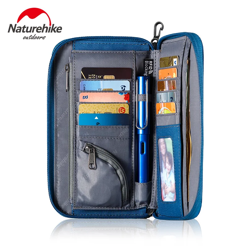 Naturehike паспорт дорожный кошелек RFID Блокировка Паспорт Кредитная карта пакет ID