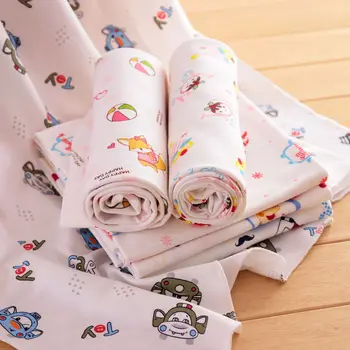 

Cartoon Print Receiving Blankets Swaddling Newborn Swaddle Baby Blanket Children Plaid Spring Summer Cotton Coverlet Bath Towel