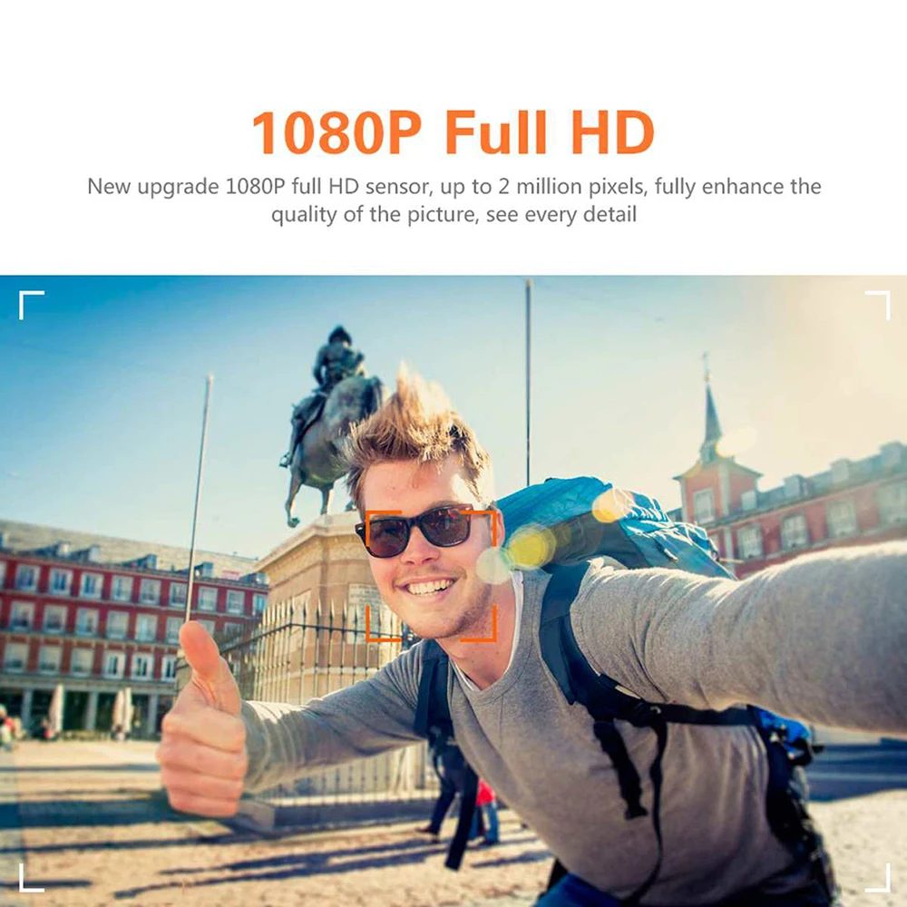 Pripaso детский монитор Мини камера 1080P IP Сетевая домашняя Камера Безопасности