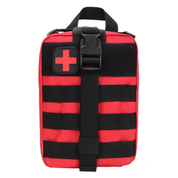 Hunting Survival First Aid Bag Military EDC Pack Molle Tactical Outdoor SOS Pouch Army Medical Backpack for Camping Hiking Trave 4