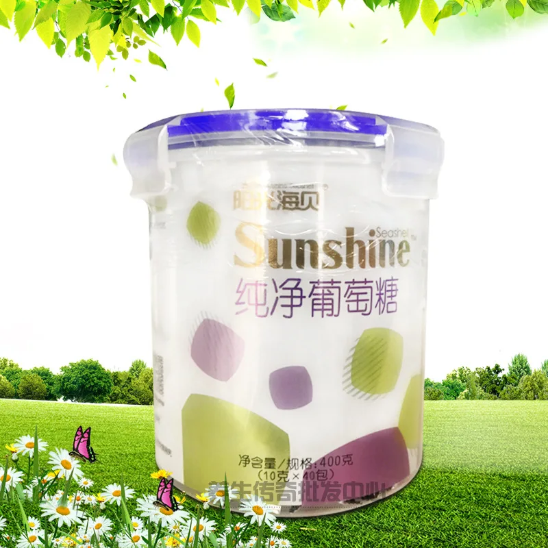 Sunshine Seashell чистый порошок глюкозы напиток подходит для всех возрастов 40 пакетов 540