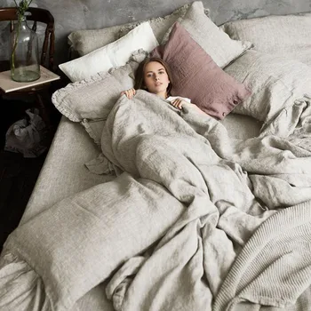 Organic Flax Linen Bedding Set 1