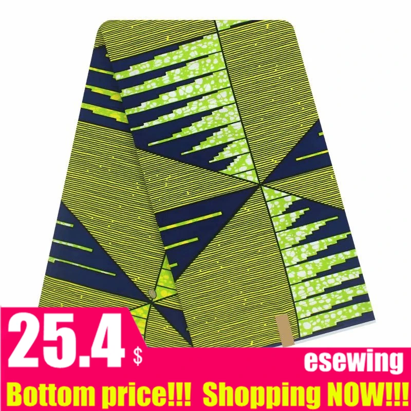 Новейший африканский блок восковой печати ткани и java дизайн, модный нигерийский Анкара хлопок воск ткань для женщин вечерние