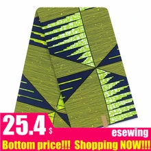 Новейший африканский блок восковой печати ткани и java дизайн, модный нигерийский Анкара хлопок воск ткань для женщин вечерние