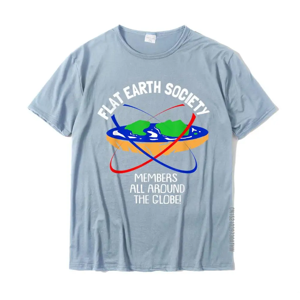 Flat Earth Society T-Shirt__MZ20090 Tops Tees Classic Crewneck Crazy Short Sleeve All Cotton Youth T-Shirt Tee-Shirts Flat Earth Society T-Shirt__MZ20090 light