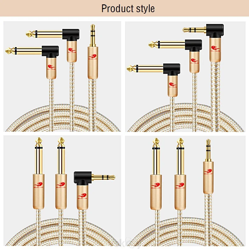 8 Adattatori Audio Da XLR Femmina 3 Pin A Jack 6,35mm Maschio - Per Microfono/cassa