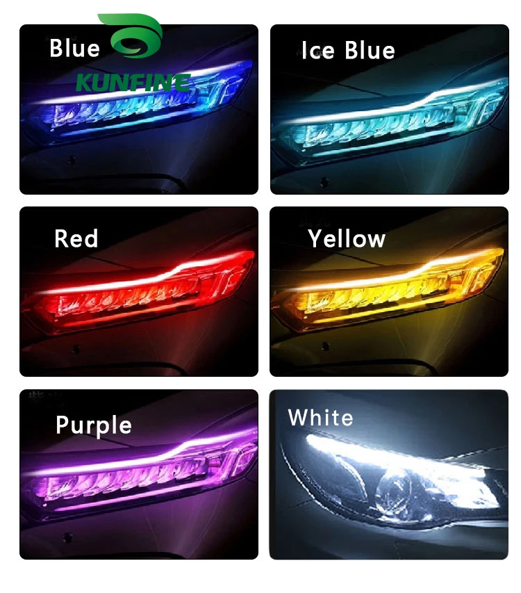 Car LED Daytime Running Light Guide Strip (8)