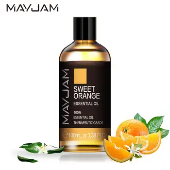 

Sweet Orange Essential Oil Diffuser 100ml Pure Natural Aromatic Essential Oils Lavender Vanilla Mint Grapefruit Clove Lemon Oil