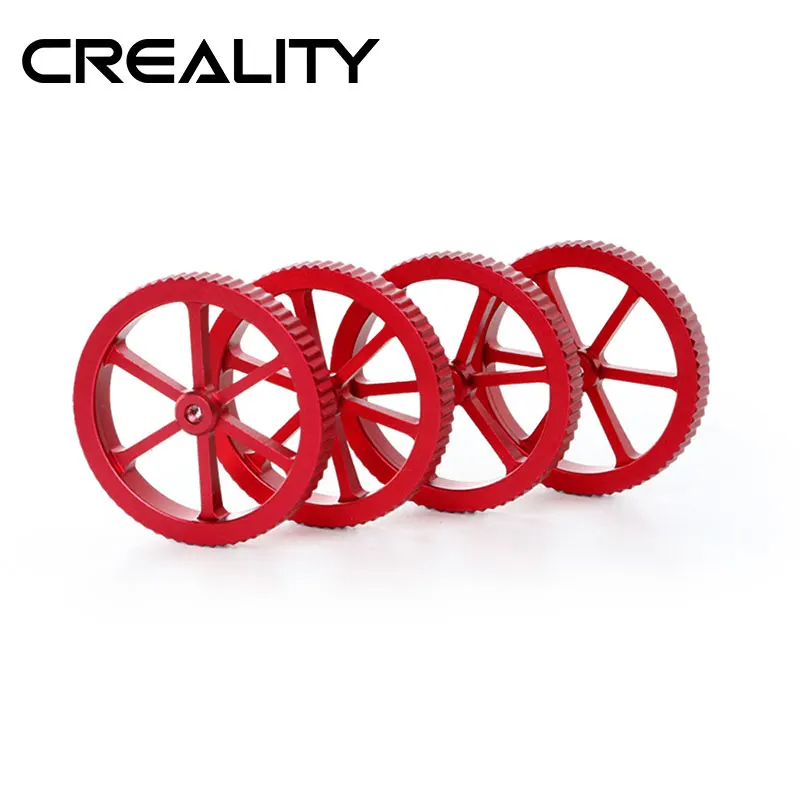 Аксессуары для 3D-принтера CREALITY 4 шт./партия большая красная ручная закрутка