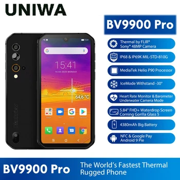 Перейти на Алиэкспресс и купить Смартфон Blackview BV9900 Pro, 8 + 128 ГБ, IP68, Helio P90, 8 ядер