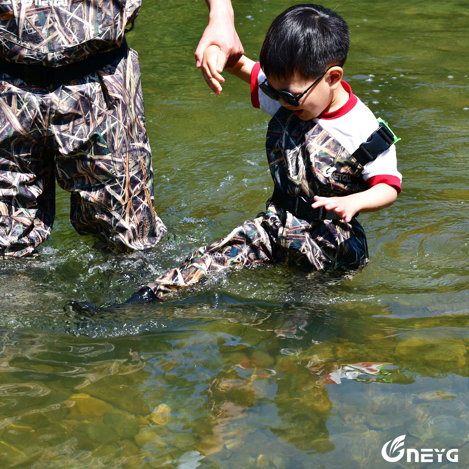 Neygu Kids Waterproof Wading Pants With 