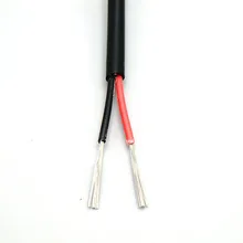 2464 оболочка провода 2 ядра 28,26, 24,22, 20,18, 16AWG через экструдирование производства ПВХ сигнальная линия управления с оловянной медью 10 м