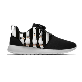 

Madagascar Penguins Cartoon Fashion Kids Sport Running Shoes Casual Breathable Lightweight 3D Print Sneakers Boys Children Girl