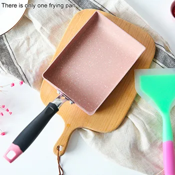 

Tamagoyaki Omelette Non Stick Easy Clean Rectangle Mini Frying Pan Eggs Pancake Pot Kitchen Gas Cooker Japanese Style Breakfast