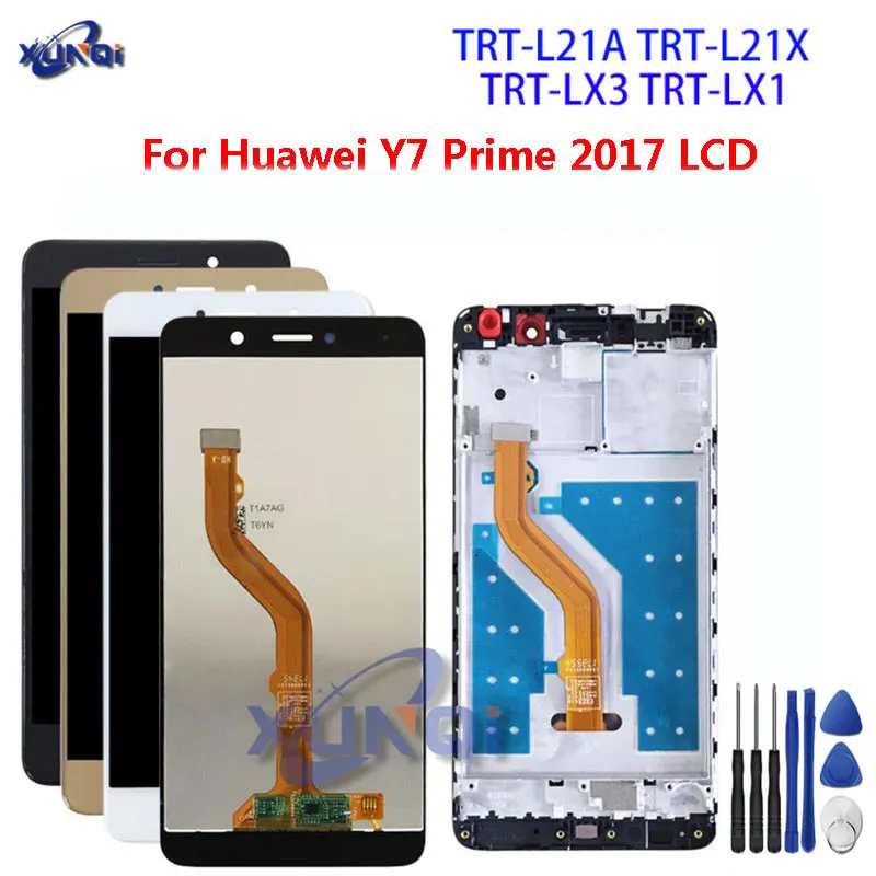 Для huawei Enjoy 7 Plus lcd Y7 Prime + рамка для TRT-LX1 TRT-LX3 Nova Smart | Мобильные телефоны и аксессуары