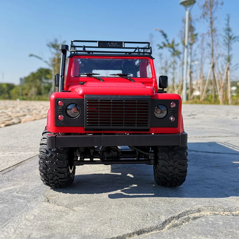 MN 90 модель D90 1:12 Радиоуправляемый гусеничный автомобиль 4WD 2,4G беспроводной пульт дистанционного управления для вождения грузовика Defender звукосниматель радиоуправляемая светодиодная машина игрушки