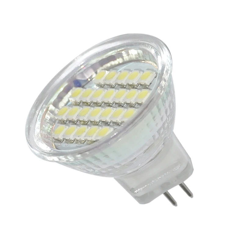 

MR11 GU4 Mini LED Spotlight Bulbs 12V 2835 SMD 5W 24LEDs Super Bright Cool Warm White Lamp Replace 25W Halogen Light