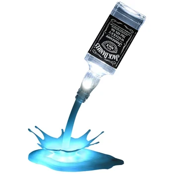 

New 3D Bar Pour Wine Lamp USB Powered Touch Switch Wine Bottle Decoration Bar Wedding Party Home Novelty Lighting LED Night Lamp