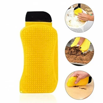 

Multifunctional Gap Cleaning Brush Useful Window Cleaning Tool Household 3 in 1 Silica Gel Dishwasher Gap Angle Cleaner