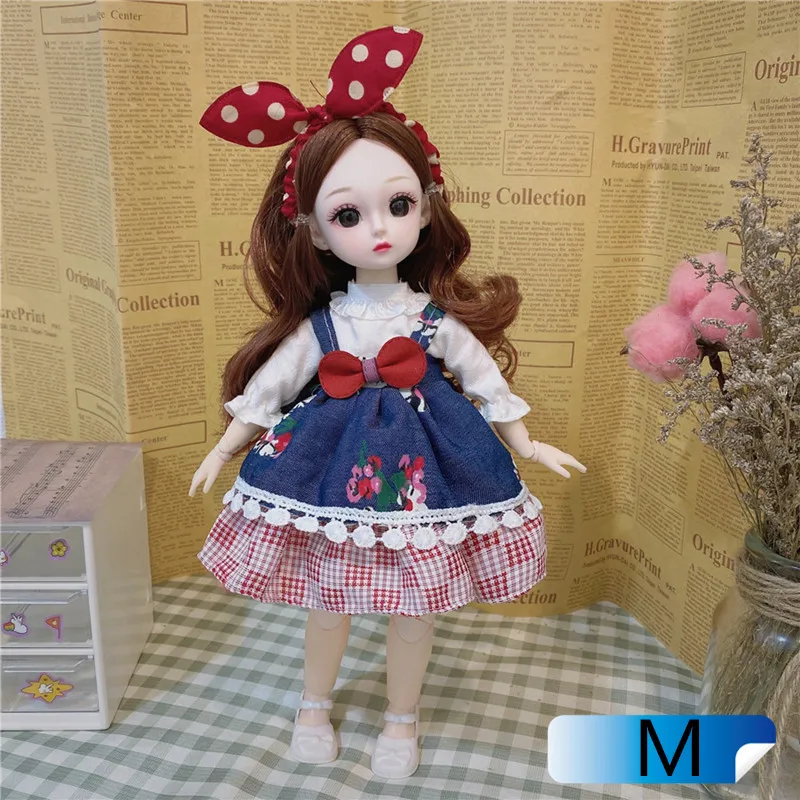 1/6 Bjd кукла с одеждой головной убор 12 дюймов Детские куклы для девочек 28 см высота